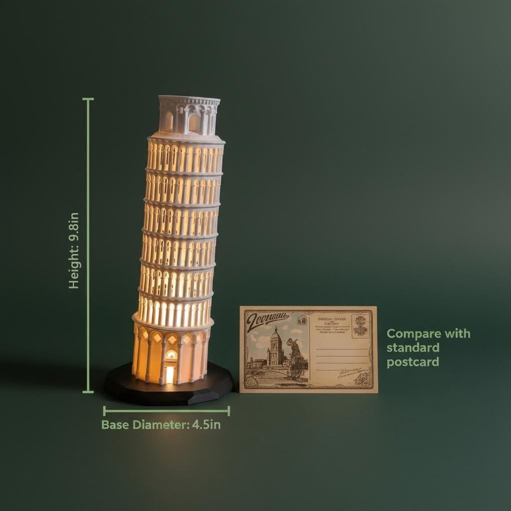Leaning Tower of Pisa Table Light