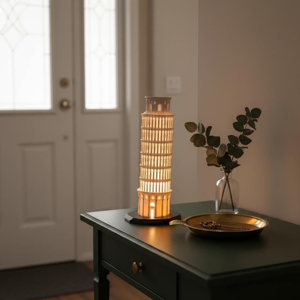 Leaning Tower of Pisa Table Light