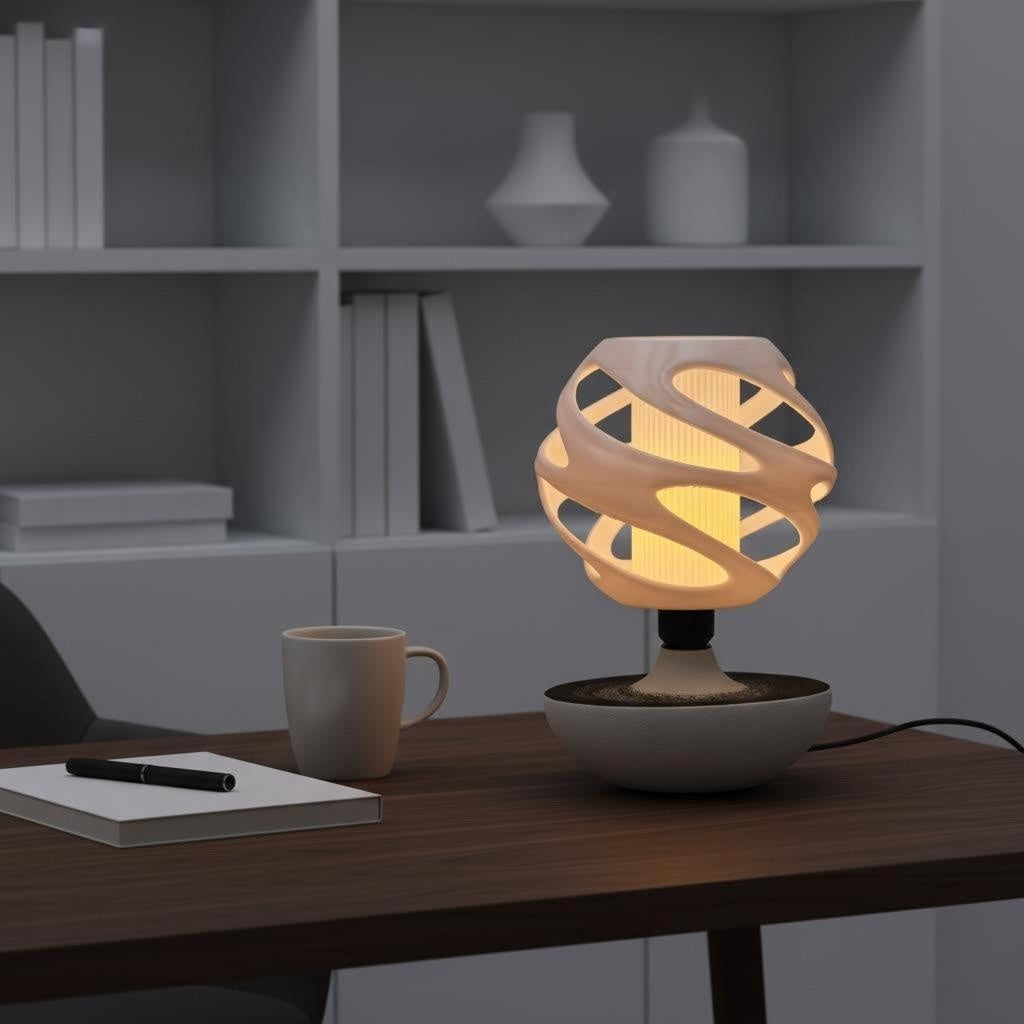 Vorticis Crater Table Lamp