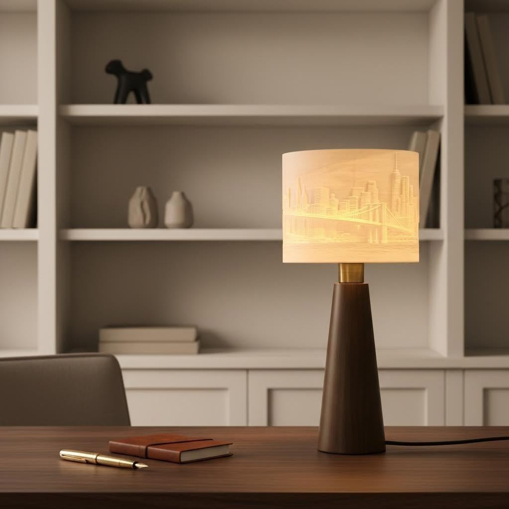 Drum Lithophane Lamp