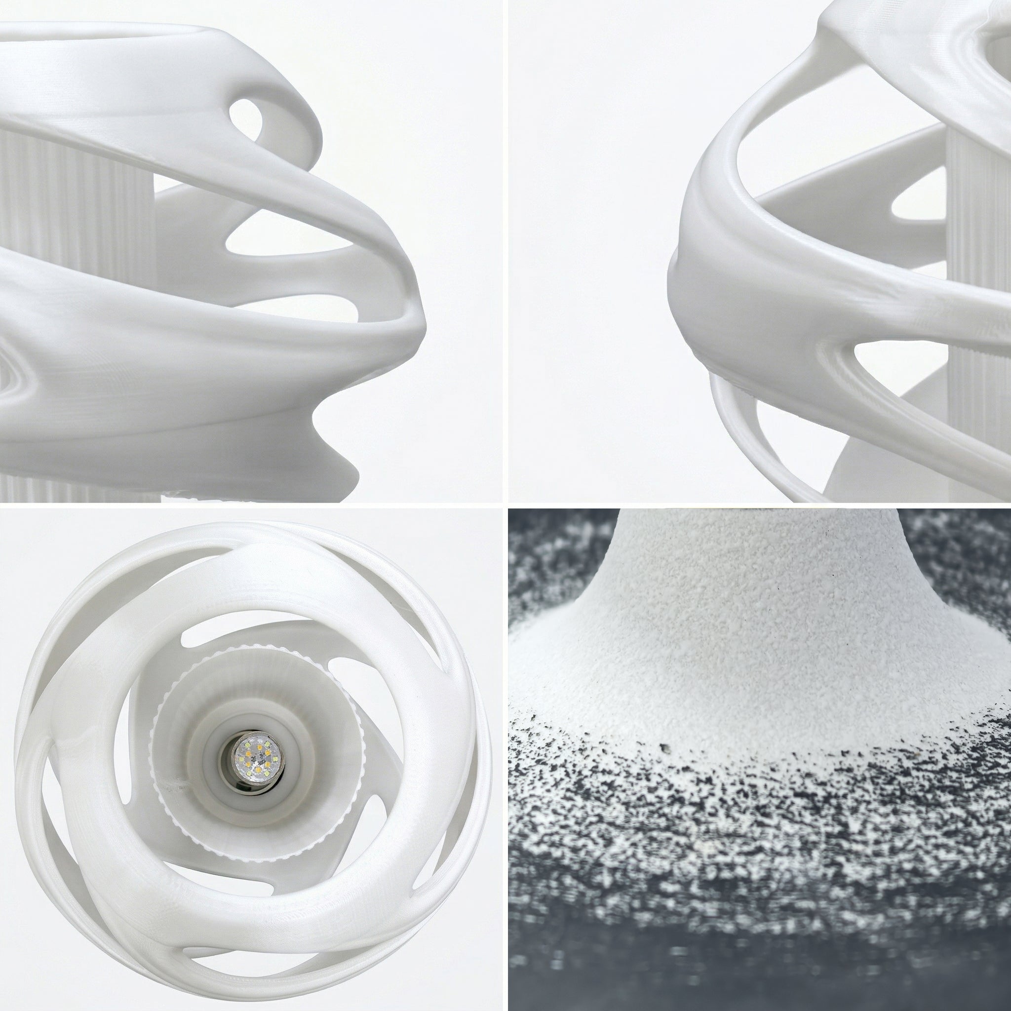 Vorticis Crater Table Lamp
