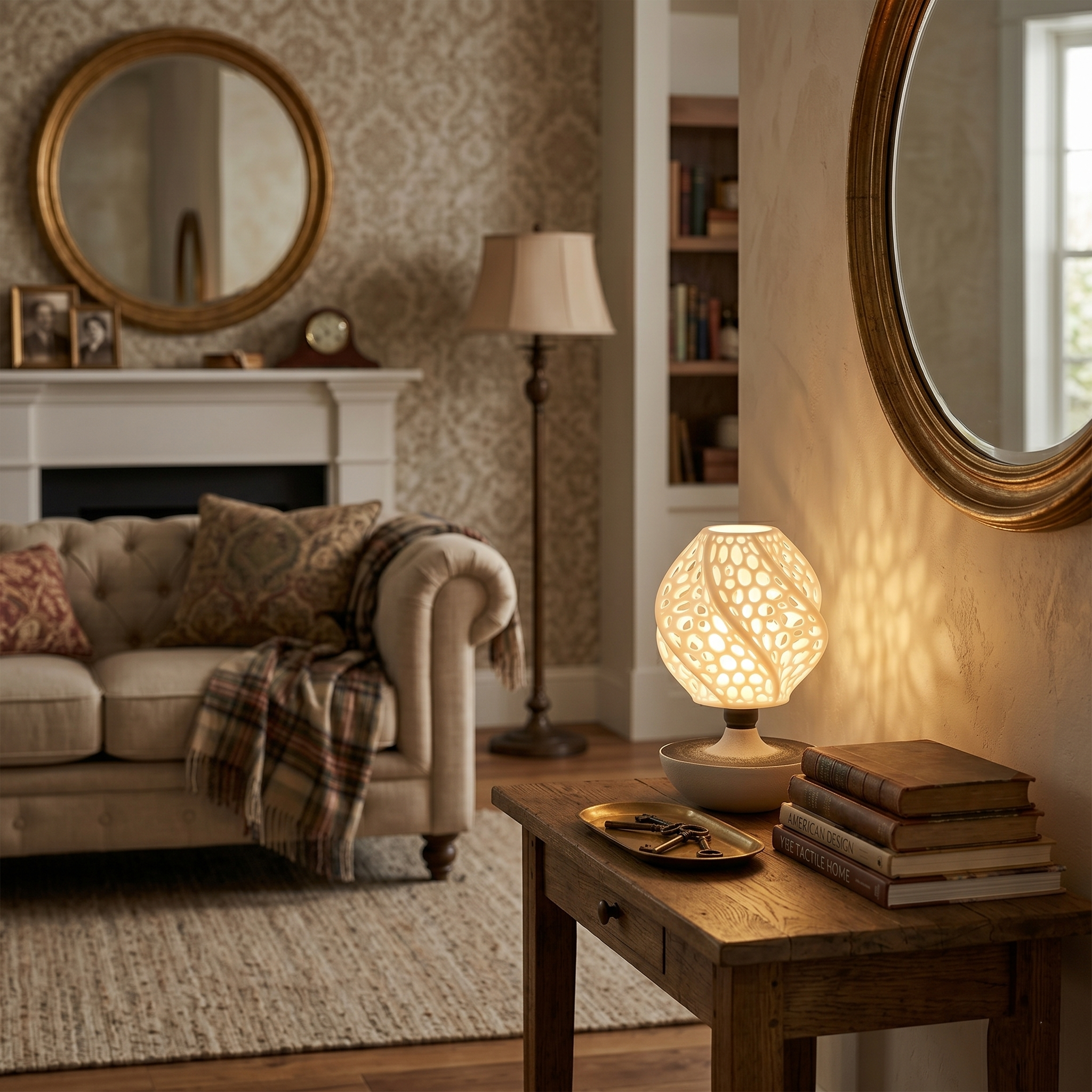 Fractis Crater Table Lamp