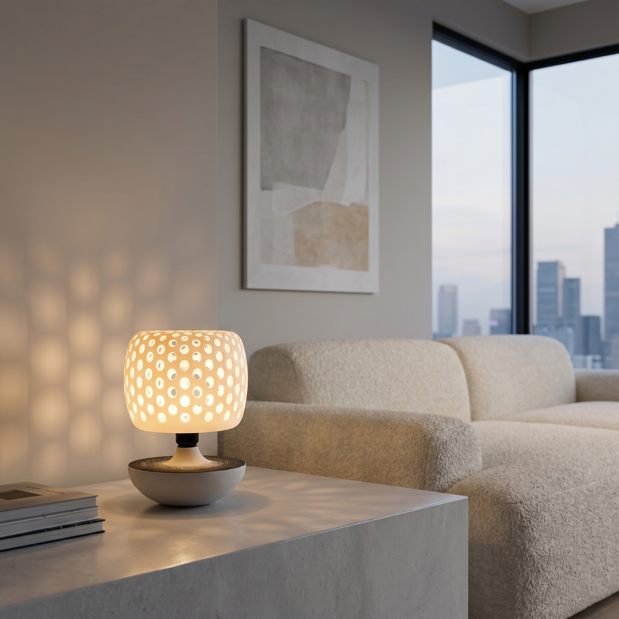 Aspella Crater Table Lamp