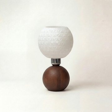 Asanora Burl Table Lamp