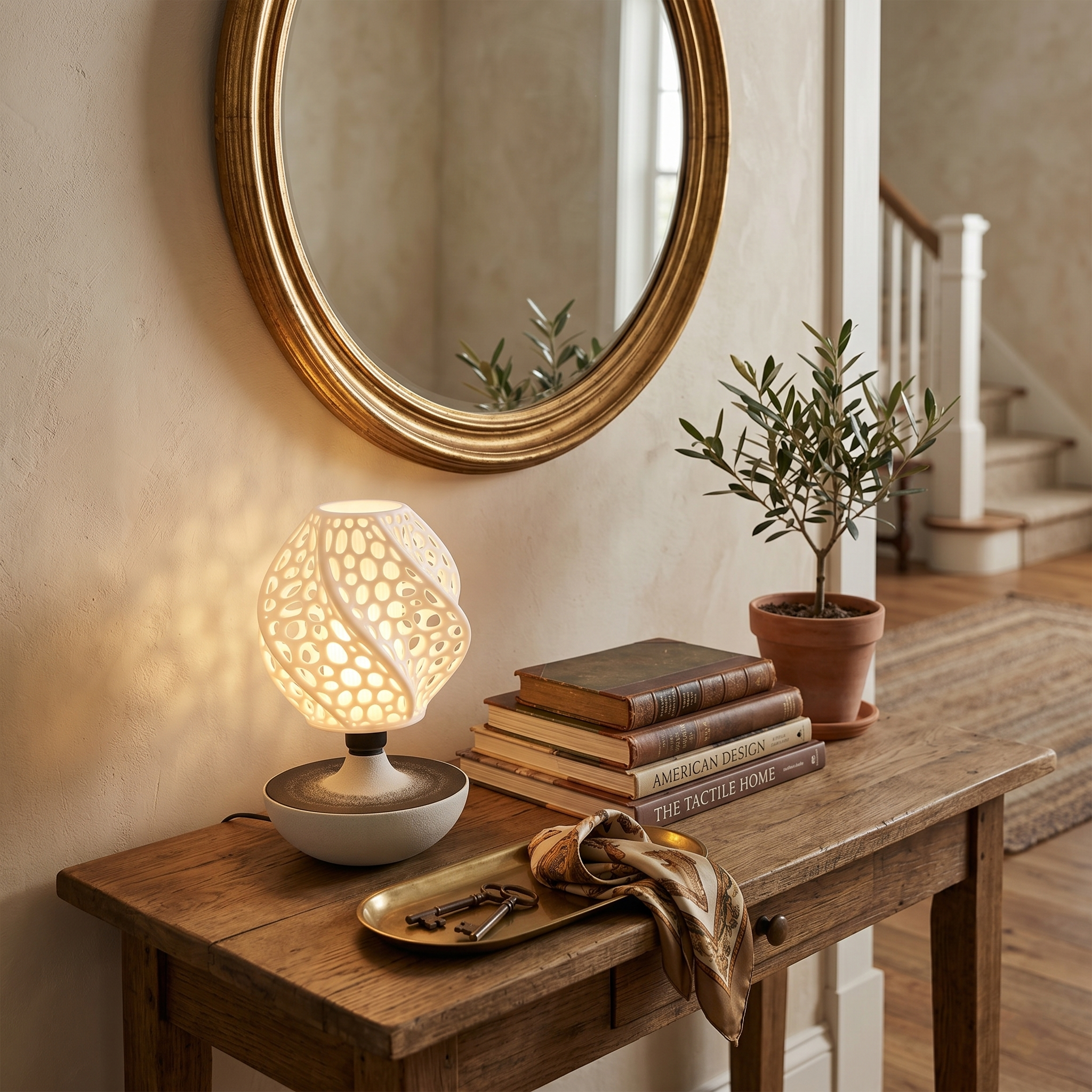 Fractis Crater Table Lamp