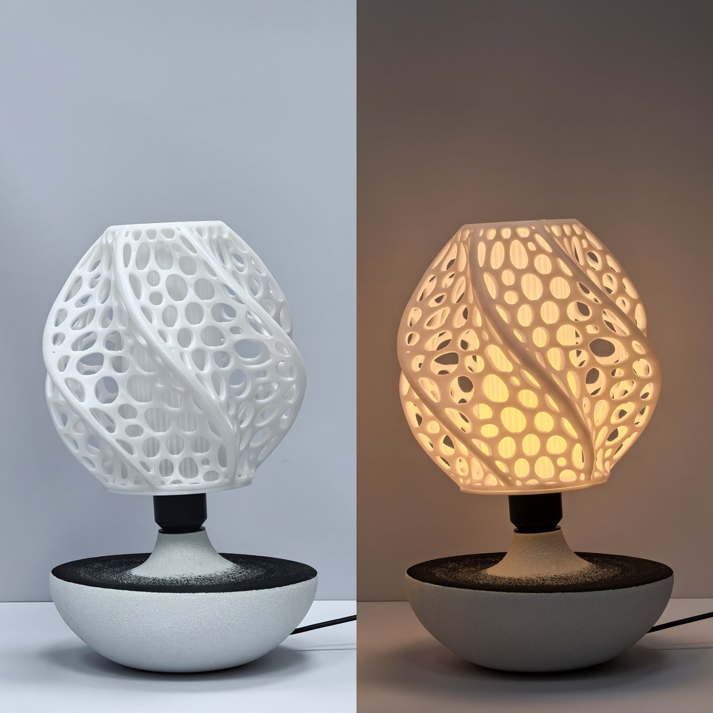 Fractis Crater Table Lamp
