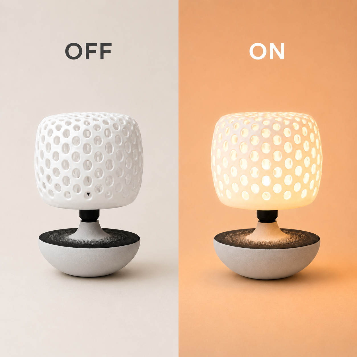 Aspella Crater Table Lamp