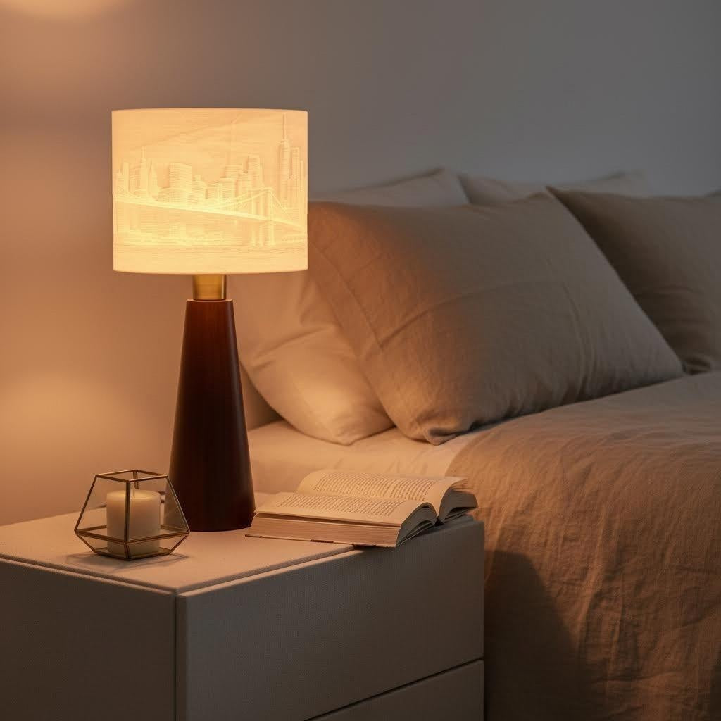 Drum Lithophane Lamp