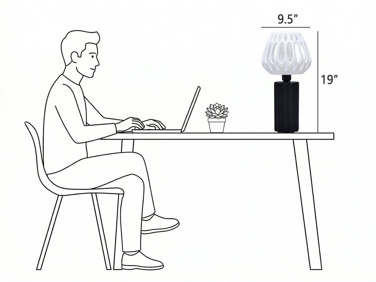 Domilla Rib Table Lamp